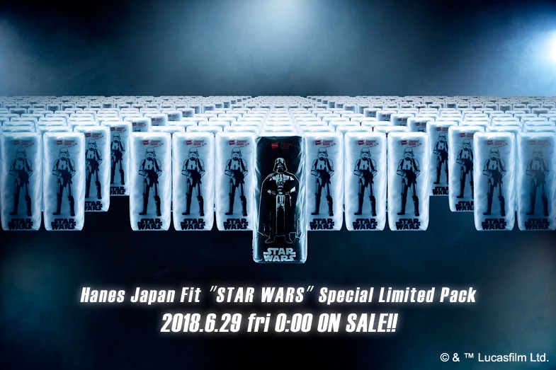 Hanes Japan Fit ”STAR WARS” Special Limited Pack
