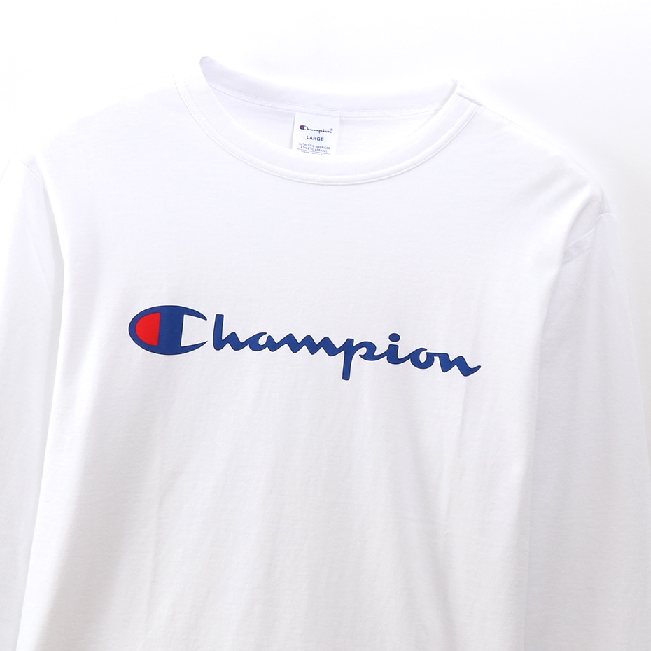 大きいサイズ ロングスリーブTシャツ ホワイト | チャンピオンの公式 