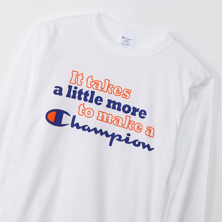 ロングスリーブtシャツ ホワイト チャンピオンの公式通販サイト