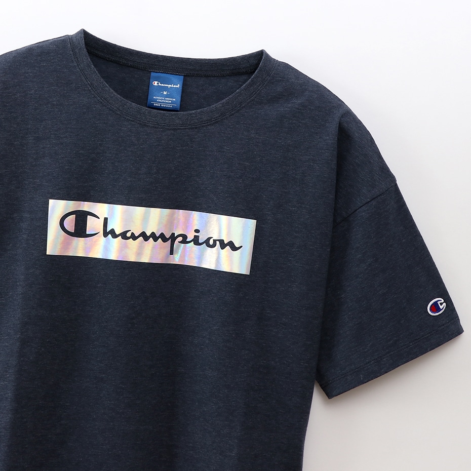 ウィメンズ クロップドTシャツ ネイビー | チャンピオンの公式通販サイト