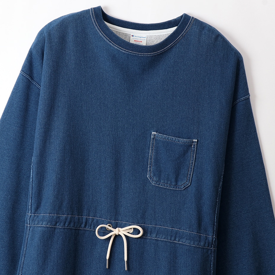 ウィメンズ リバースウィーブスウェットワンピース 10oz ストーンウォッシュブルー チャンピオンの公式通販サイト