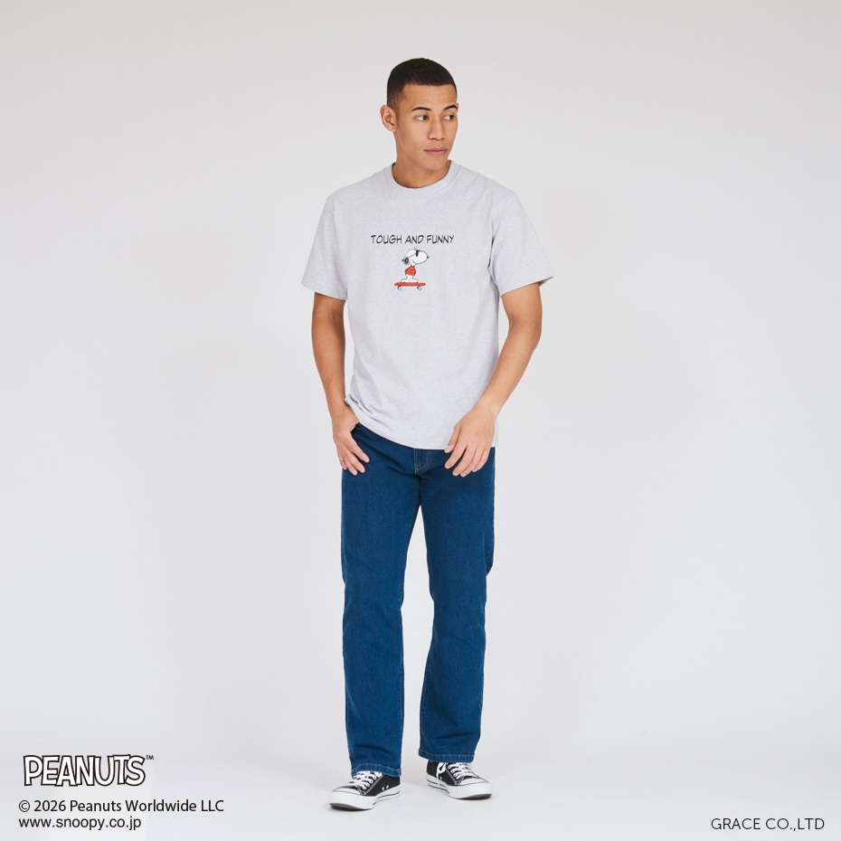 PEANUTS x BEEFY-T �N���[�l�b�NT�V���c 26SS BEEFY-T �w�C���Y(HM1-D002)