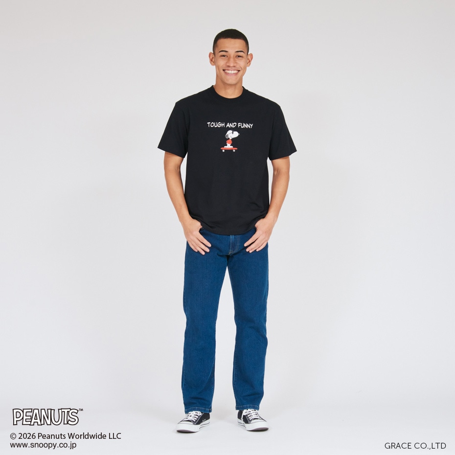 PEANUTS x BEEFY-T �N���[�l�b�NT�V���c 26SS BEEFY-T �w�C���Y(HM1-D002)