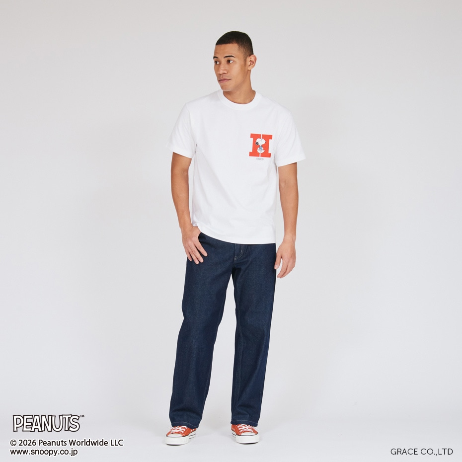 PEANUTS x BEEFY-T �N���[�l�b�NT�V���c 26SS BEEFY-T �w�C���Y(HM1-D003)