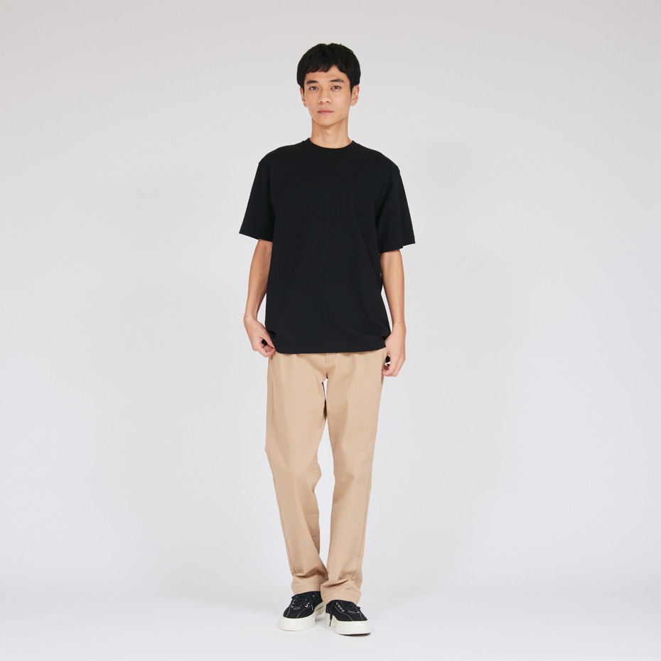 �Q���g Hanes T-SHIRTS KURO �N���[�l�b�NT�V���c 25FW �w�C���Y(HM1-B701)