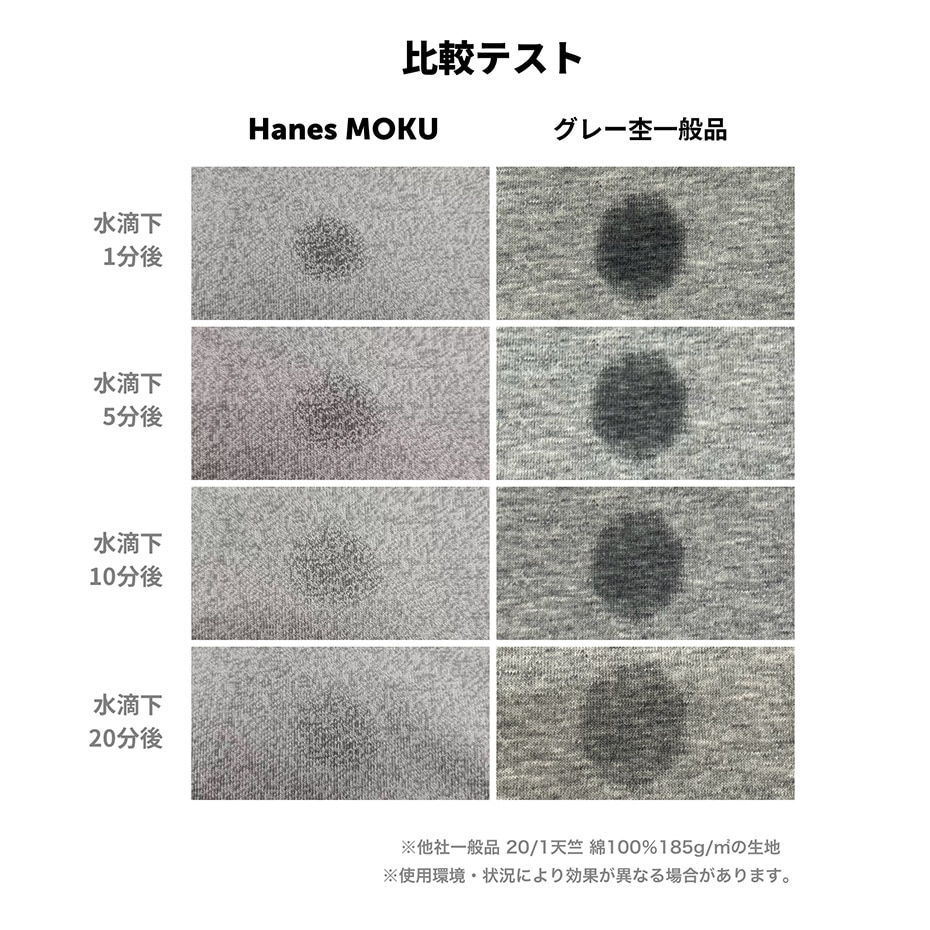 �傫���T�C�Y Hanes T-SHIRTS MOKU �N���[�l�b�NT�V���c 26SS �w�C���Y(HM1-D203)