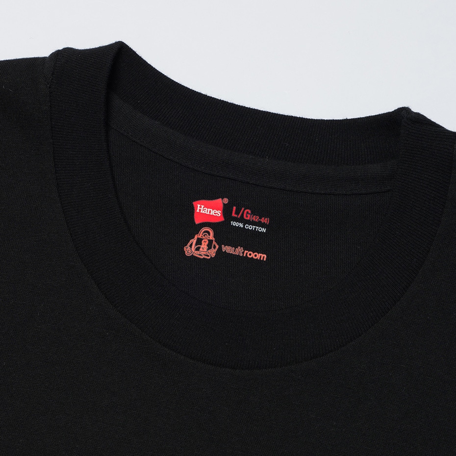 �R���g Hanes x vaultroom �ԃ��x���N���[�l�b�NT�V���c 26SS �w�C���Y(HM1-D712S)