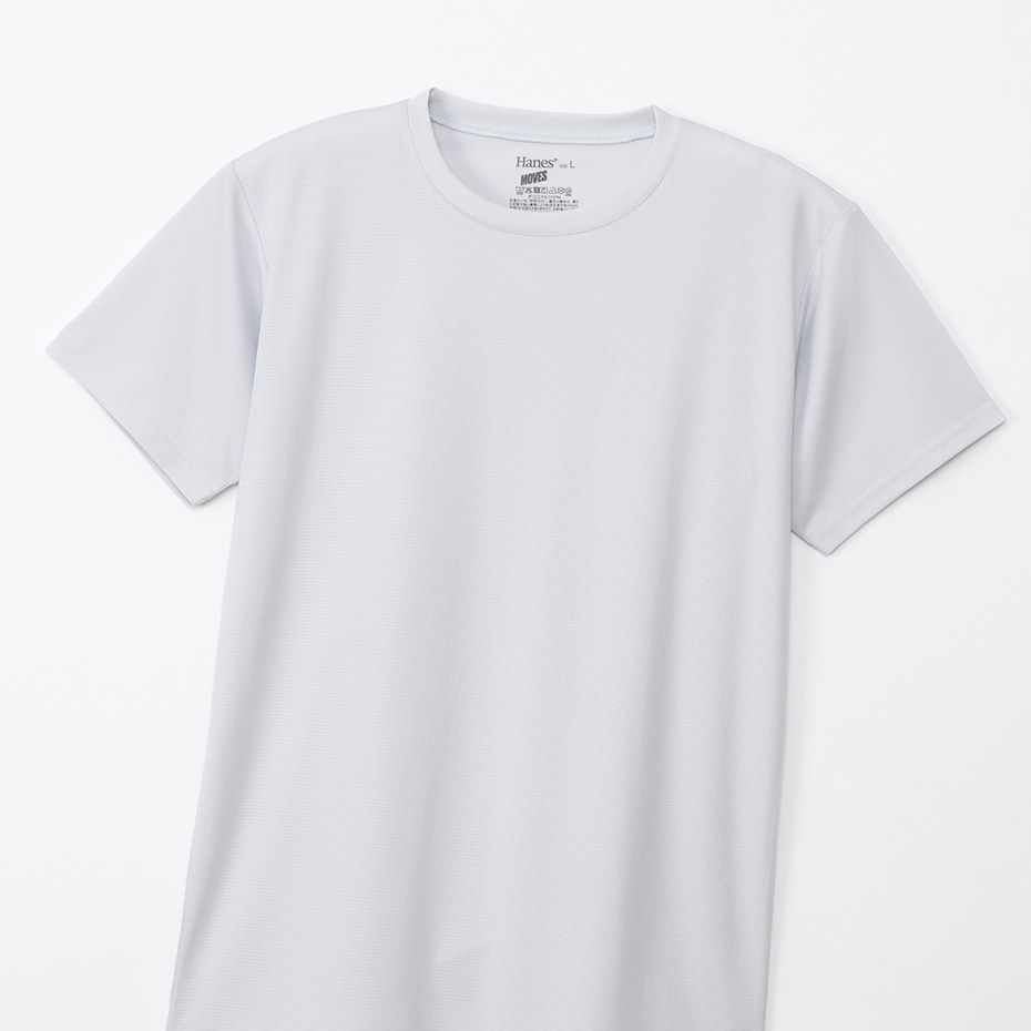 2P Hanes MOVES �X�N�G�A���b�V�� �N���[�l�b�NT�V���c 26SS �w�C���Y(HM1ED701)