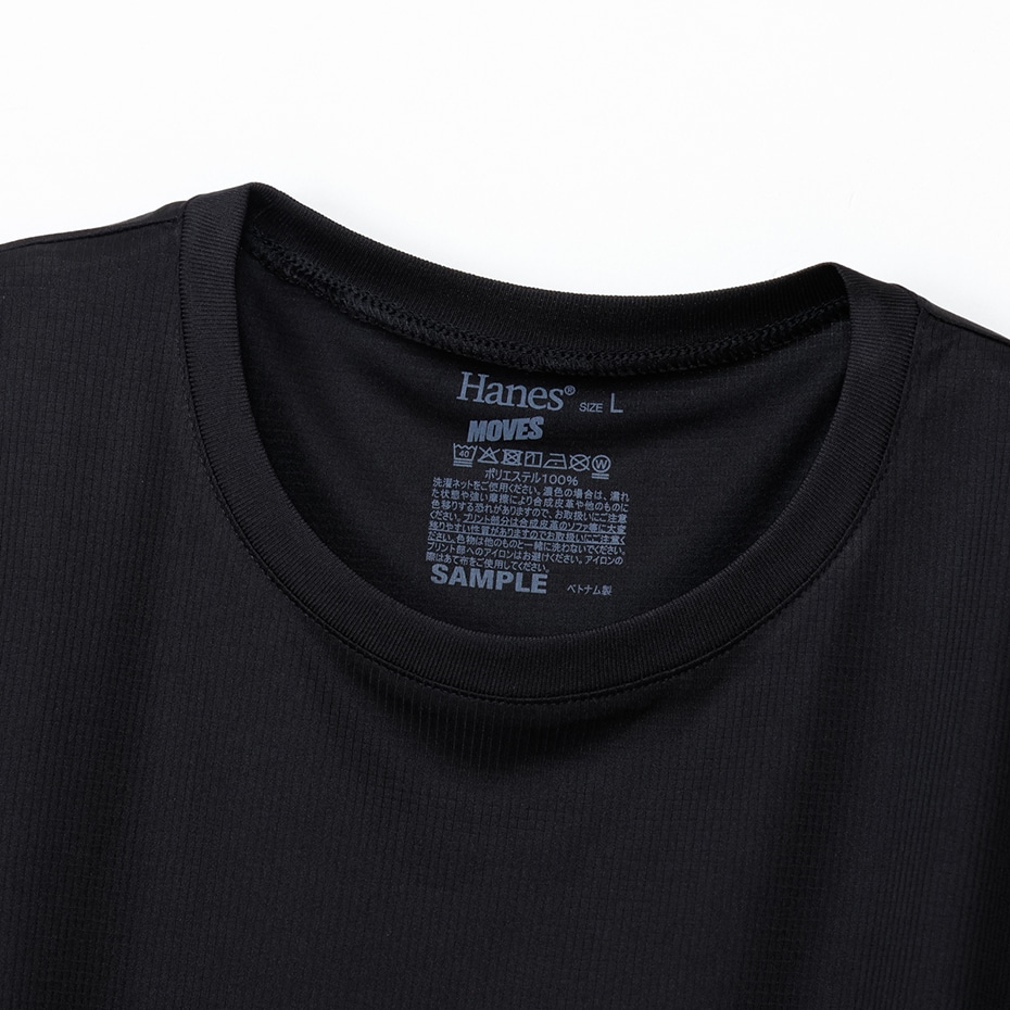 2P Hanes MOVES �X�N�G�A���b�V�� �N���[�l�b�NT�V���c 26SS �w�C���Y(HM1ED701)