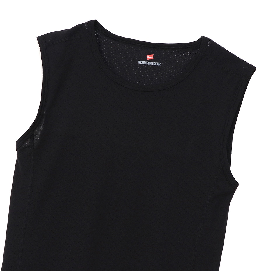 ＜OUTLET＞NANO DRY BASE LAYER ノースリーブTシャツ  TEC COMFORTGEAR ヘインズ(HM3-T101)