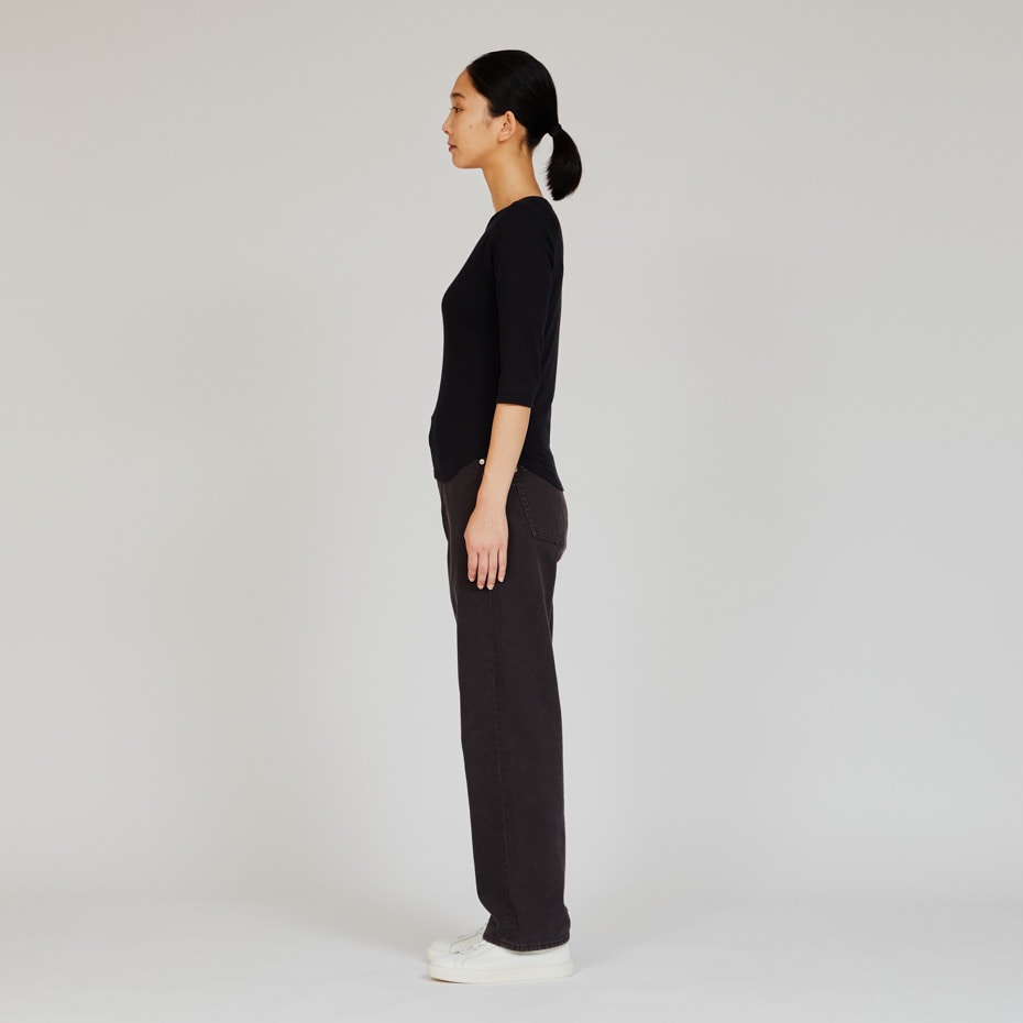 Hanes originals3/4X[uTVc 25FW wCY(HW1-B102)