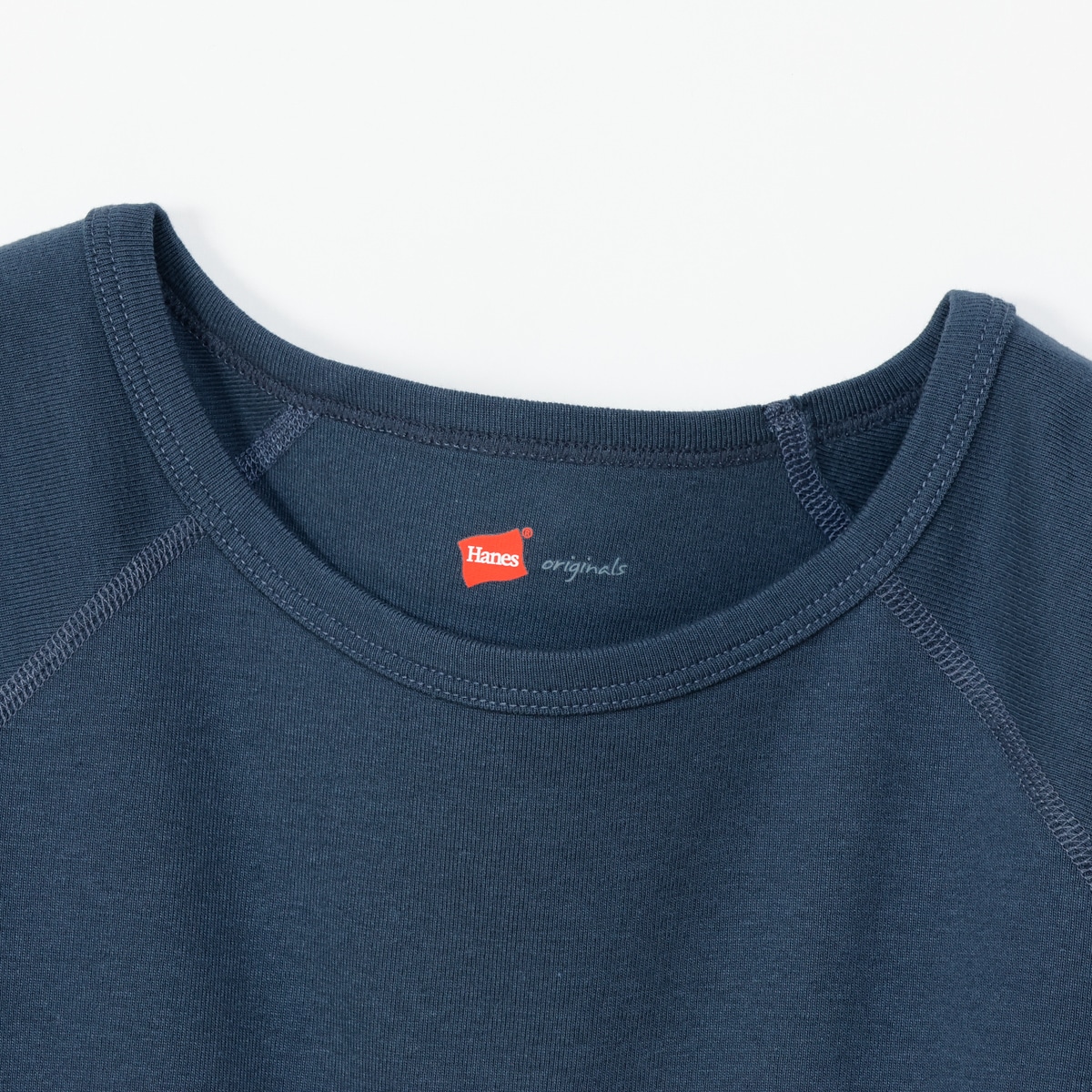 Hanes originals3/4X[uTVc 25FW wCY(HW1-B102)