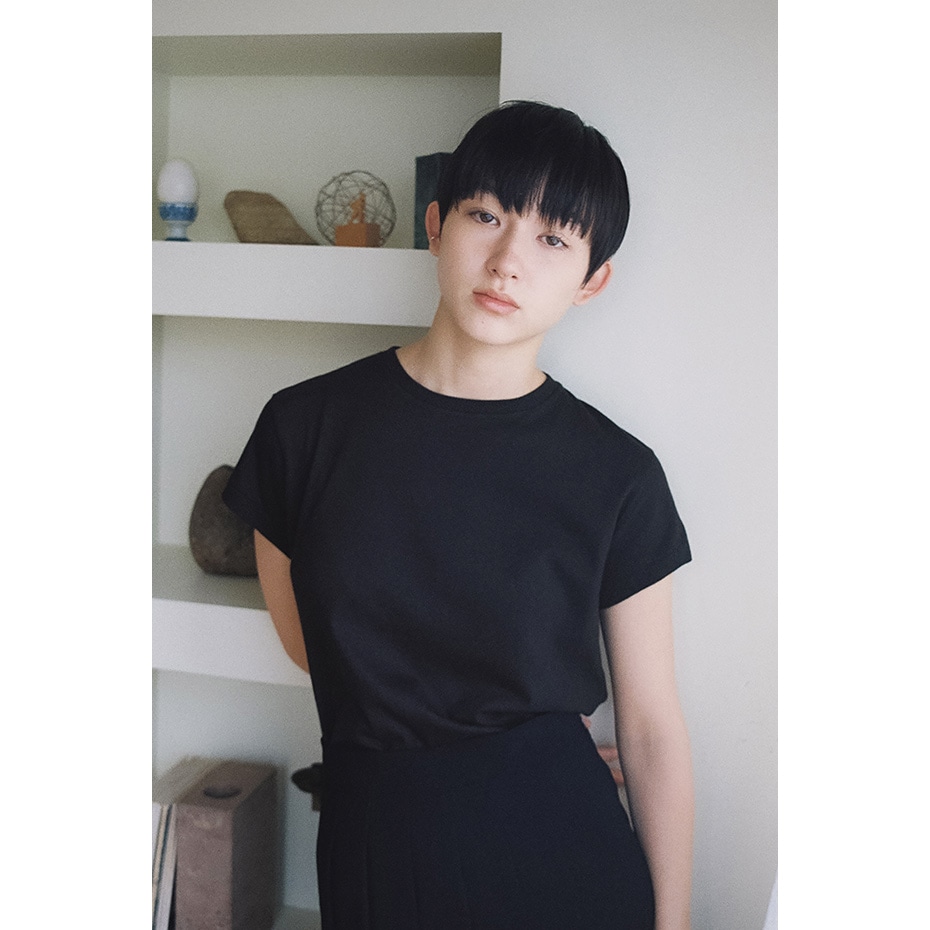 3P�N���[�l�b�NT�V���c by THE DODO JEAN 26SS �w�C���Y(HW1-D703)