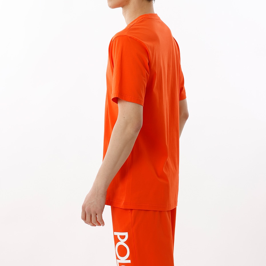 �V���[�g�X���[�u�N���[�l�b�N POLO�v�����g 25SS �|�� �����t ���[���� (RM8-B206�j