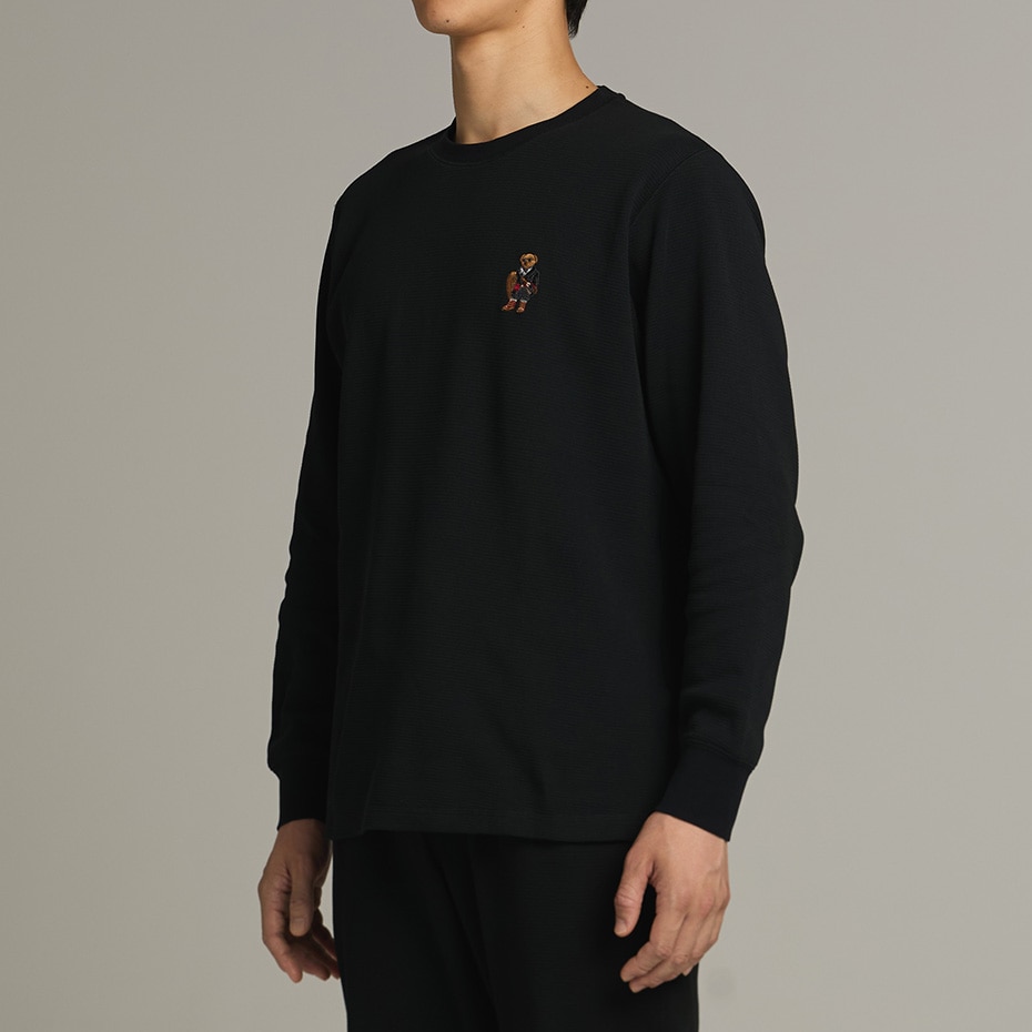 ラルフローレン　迷彩柄 サーマルニット　ワッフル DOUBLE RL RALPH LAUREN/ダブル アール エル ラルフ ローレン