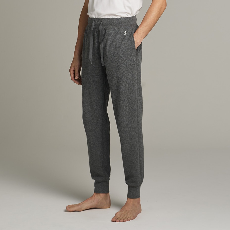 ワッフルジョガーパンツ (RM8-C101）ヘザーチャコール | ポロ