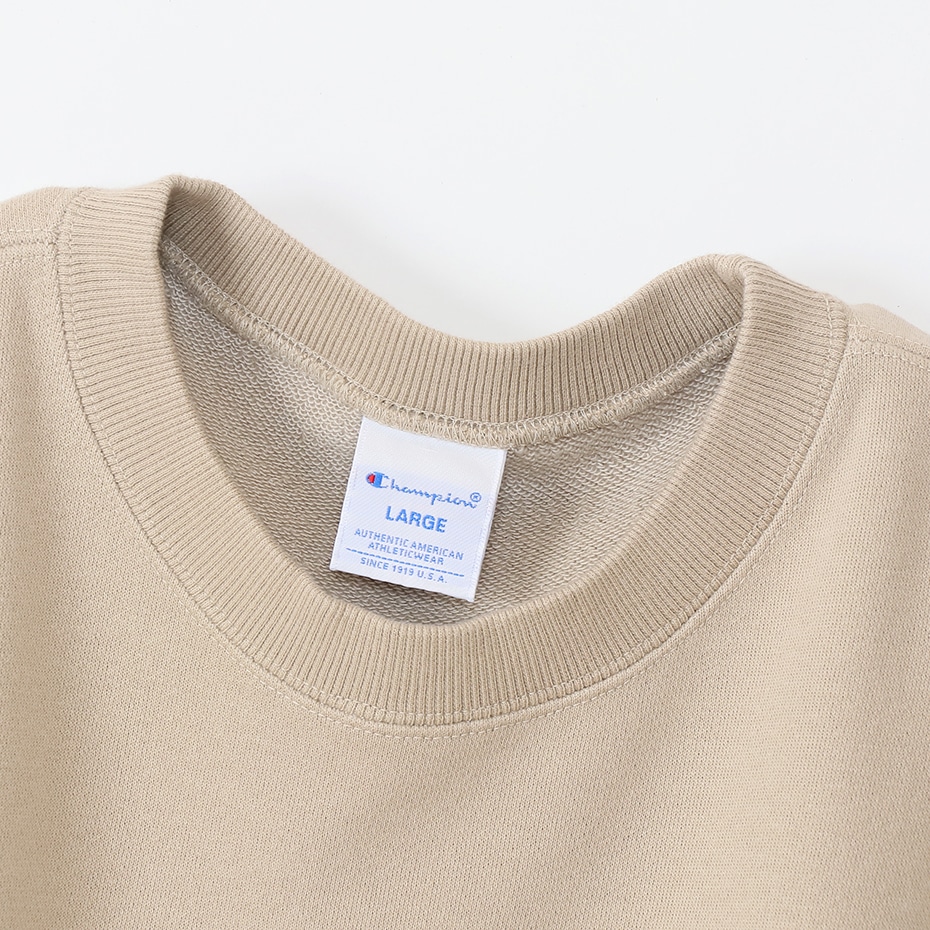 ショートスリーブクルーネックスウェットシャツ サンドベージュ | チャンピオンの公式通販サイト