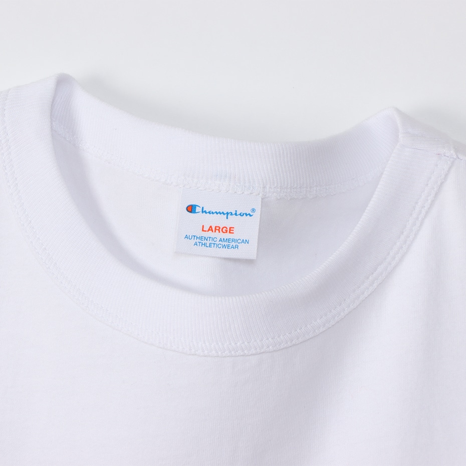 ショートスリーブTシャツ ホワイトＸネイビー | チャンピオンの公式通販サイト