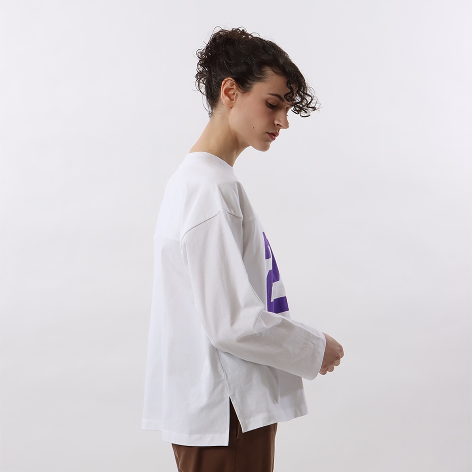 s°n / serien°umerica<br>WOMENS ルーズロングスリーブTシャツ Cold-dyed / CEDRO
