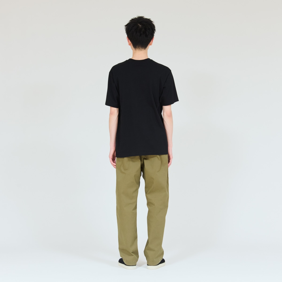 Hanes T-SHIRTS KURO �N���[�l�b�NT�V���c