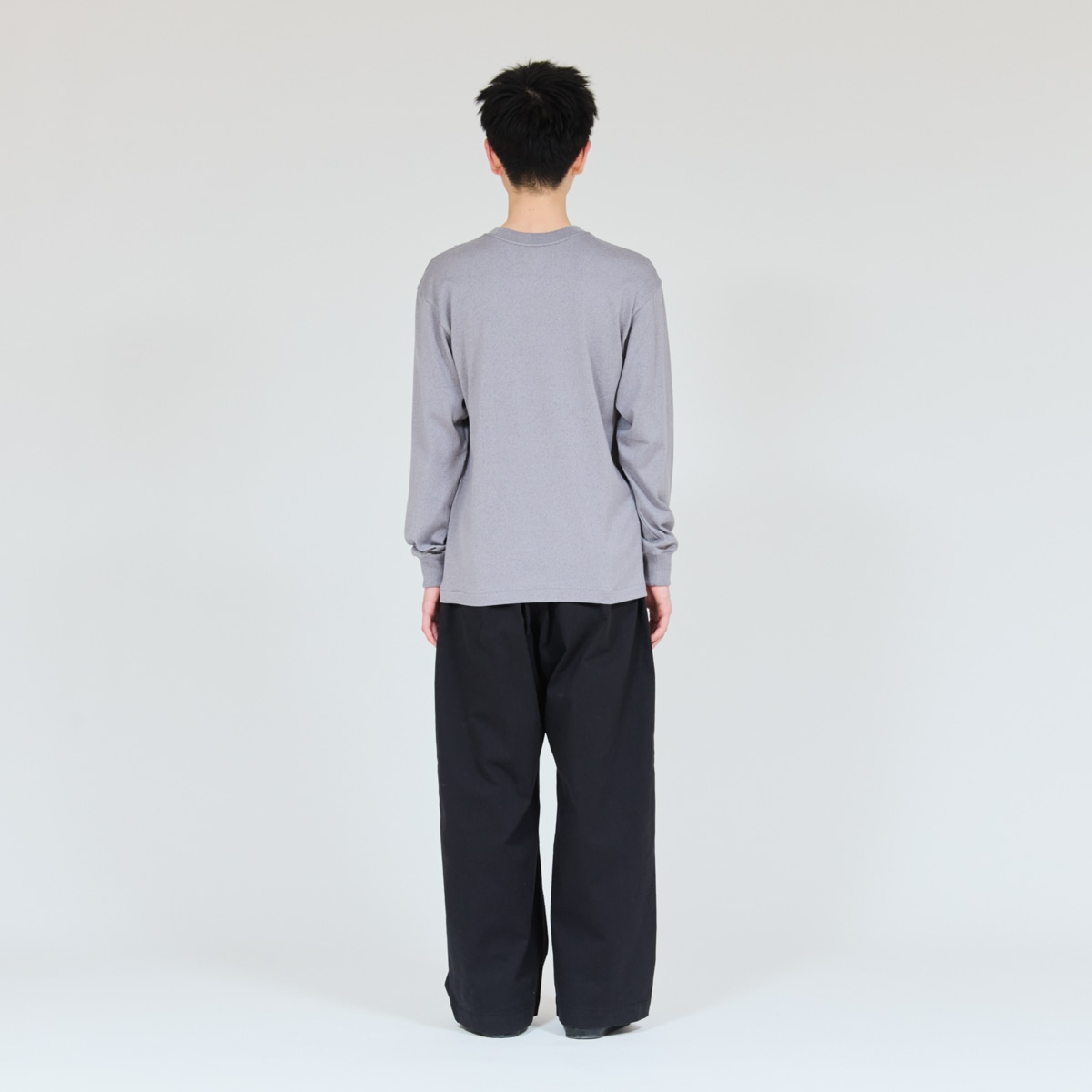 Hanes T-SHIRTS MOKU �N���[�l�b�N�����O�X���[�uT�V���c
