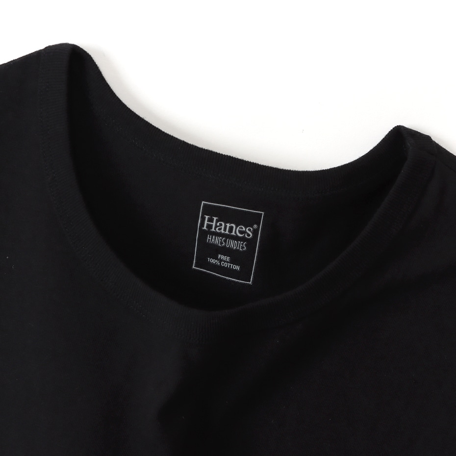 リサイクルコットン スリーブレスシャツ ブラック | ヘインズの公式通販サイト