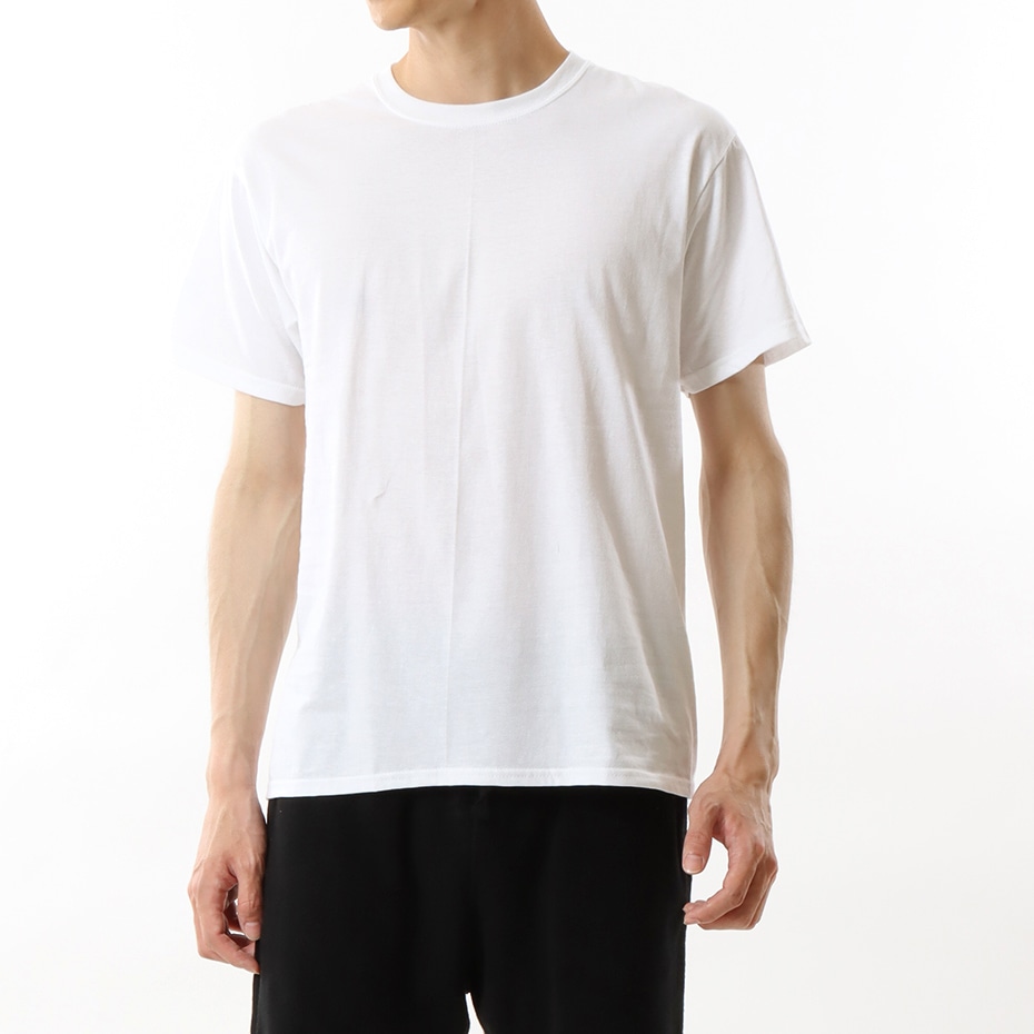 2枚組】ビジカジ魂 クルーネックTシャツホワイト | ヘインズの公式通販