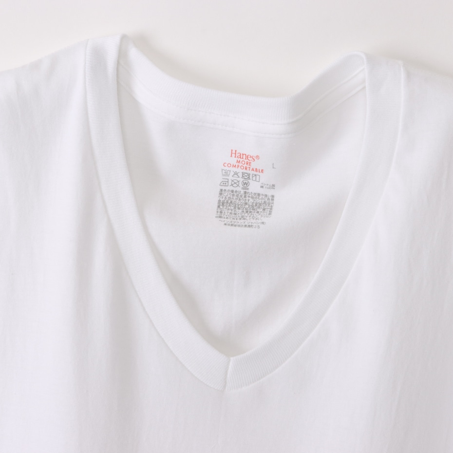 【3枚組】RS VネックTシャツ 23FW【秋冬新作】グローバルバリューライン ヘインズ (HM1EY703)