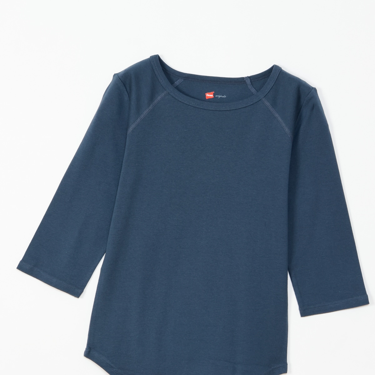 Hanes originals3/4X[uTVc 25FW wCY(HW1-B102)