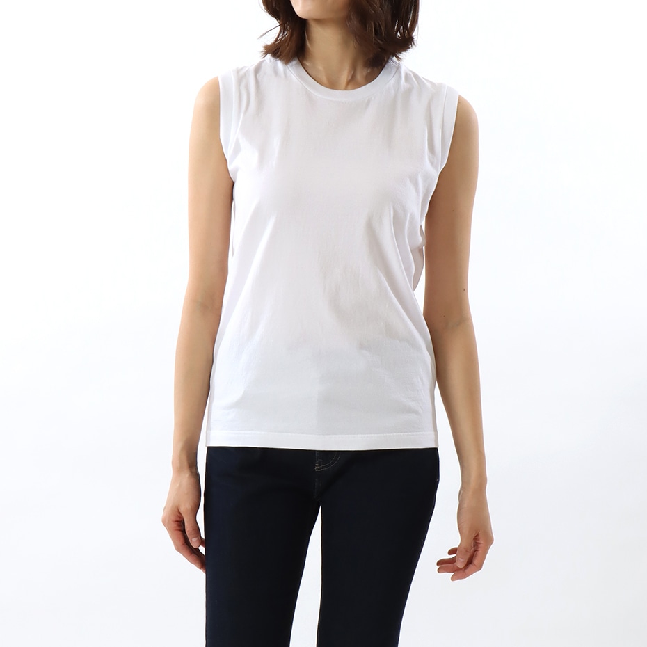 ウィメンズ ジャパンフィット【2枚組】スリーブレスTシャツ 5.3oz ホワイト | ヘインズの公式通販サイト