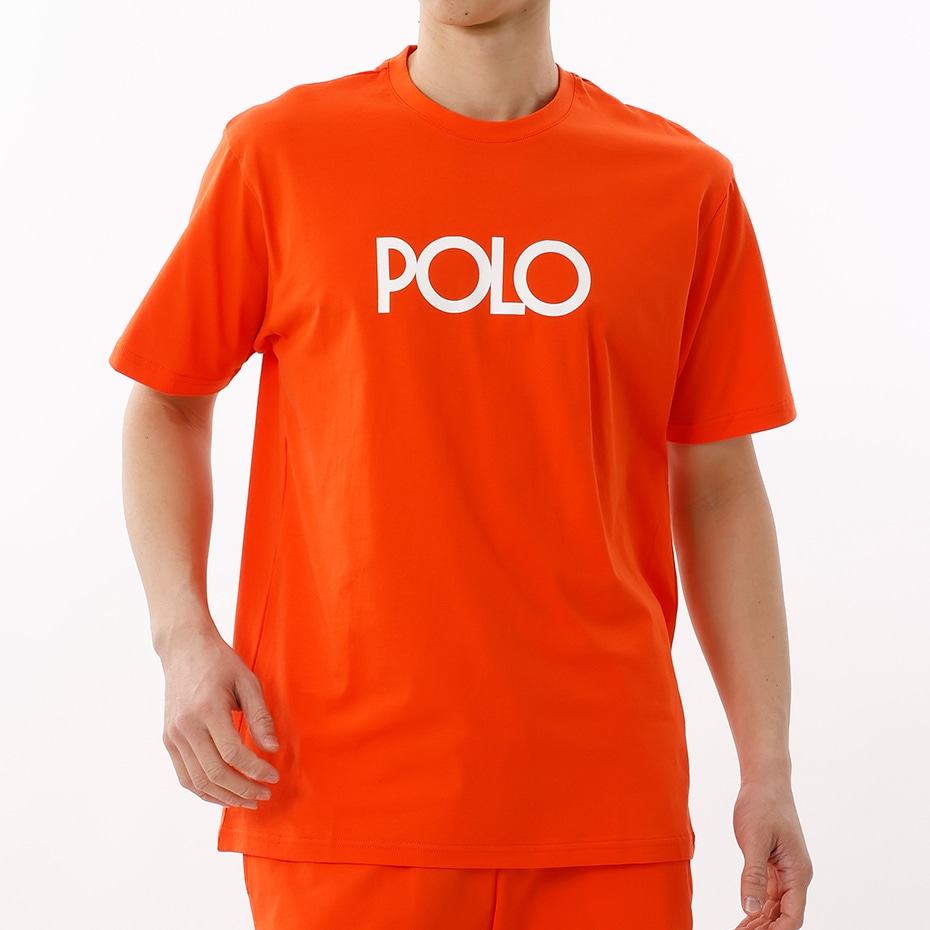 �V���[�g�X���[�u�N���[�l�b�N POLO�v�����g 25SS �|�� �����t ���[���� (RM8-B206�j