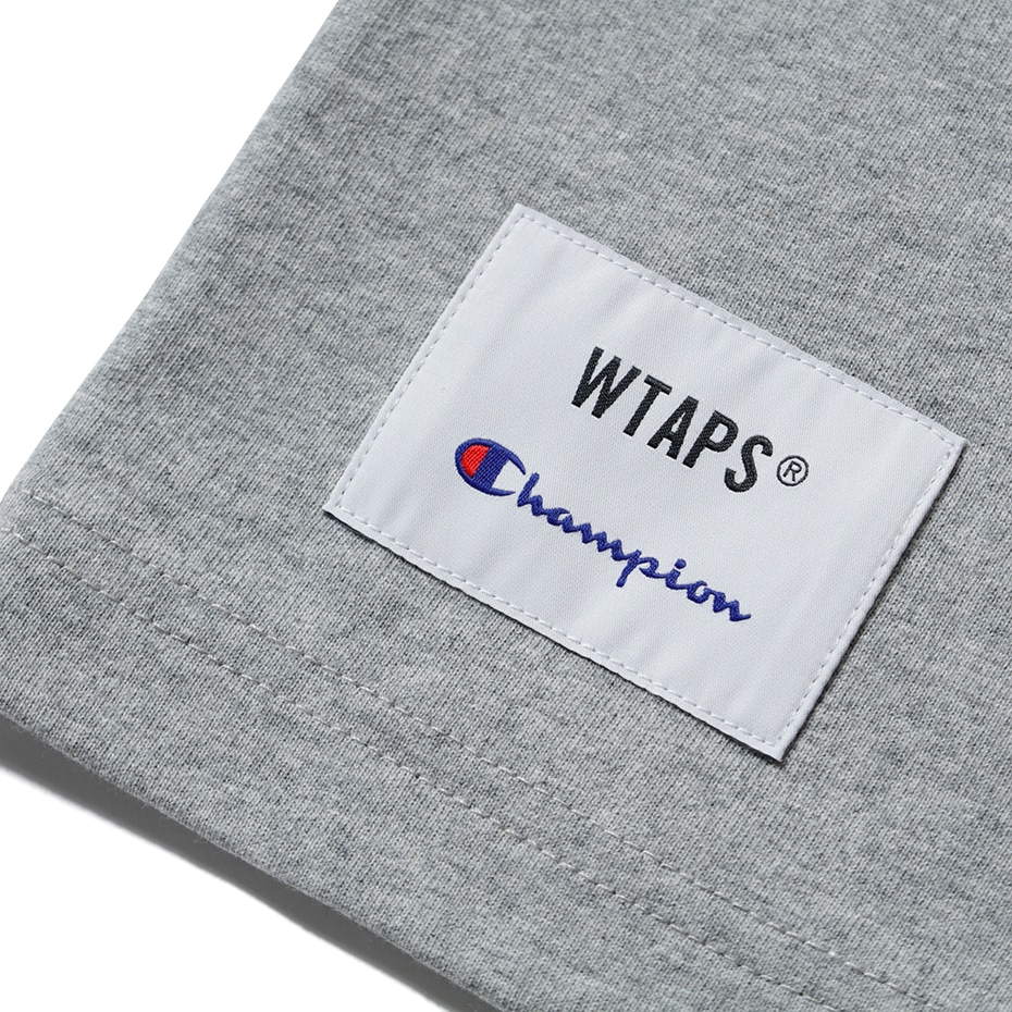 WTAPS×Champion ロングスリーブTシャツ オックスフォードグレー 