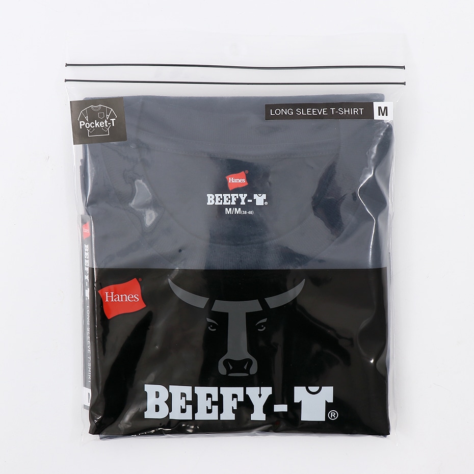 BEEFY-T ロングスリーブポケットTシャツ 23FW BEEFY-T ヘインズ(H5196)