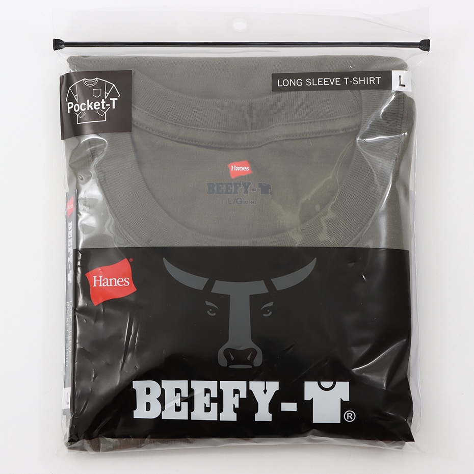 BEEFY-T ロングスリーブポケットTシャツ 22FW BEEFY-T ヘインズ(H5196)