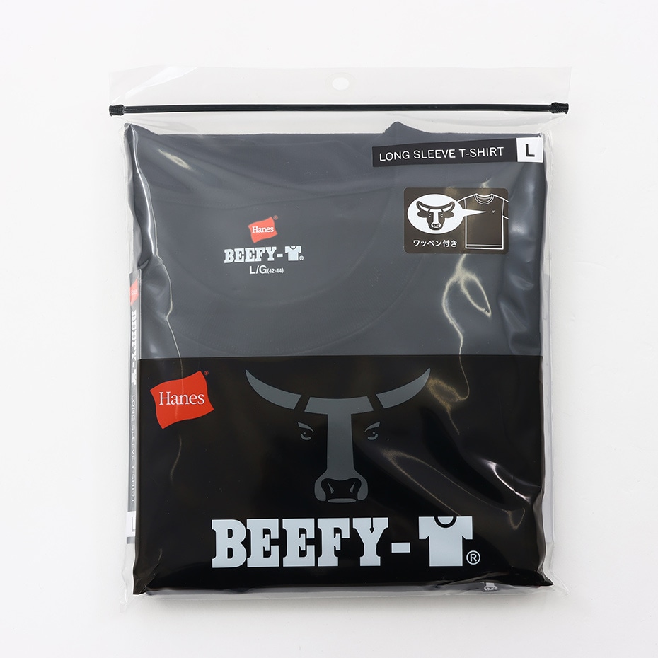 BEEFY-T ロングスリーブTシャツ 23FW【秋冬新作】 BEEFY-T ヘインズ(H8-X401)