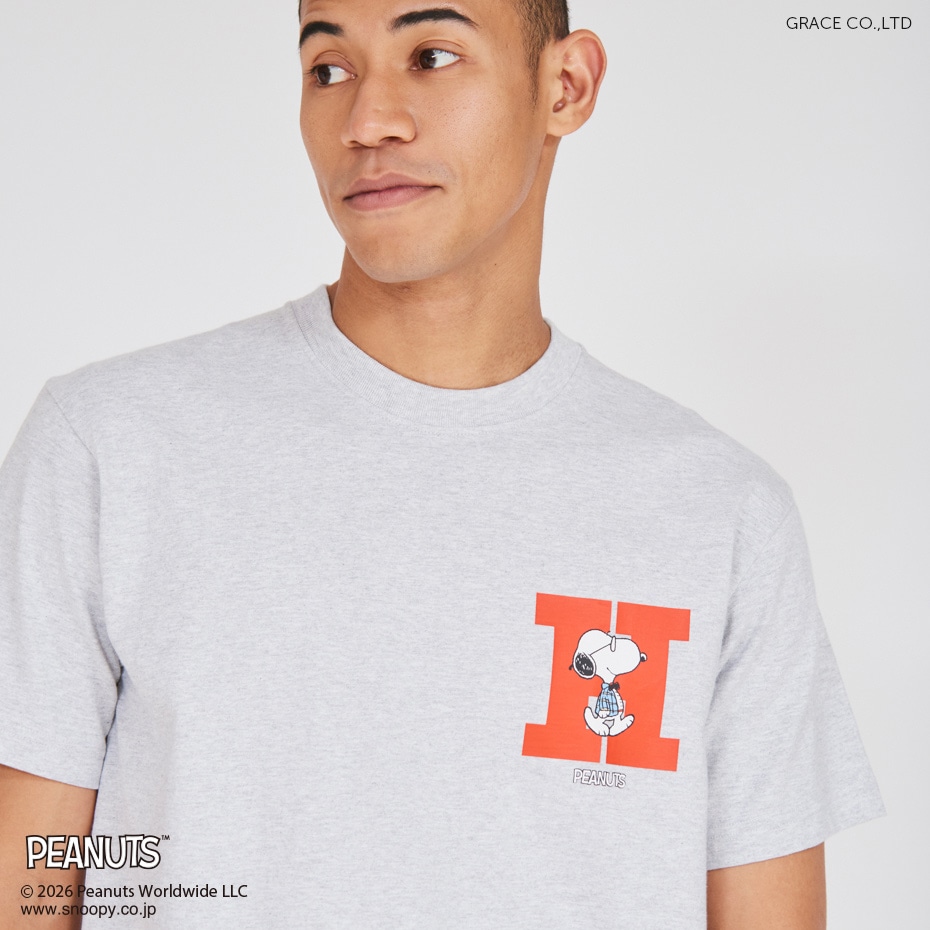 PEANUTS x BEEFY-T �N���[�l�b�NT�V���c 26SS BEEFY-T �w�C���Y(HM1-D003)