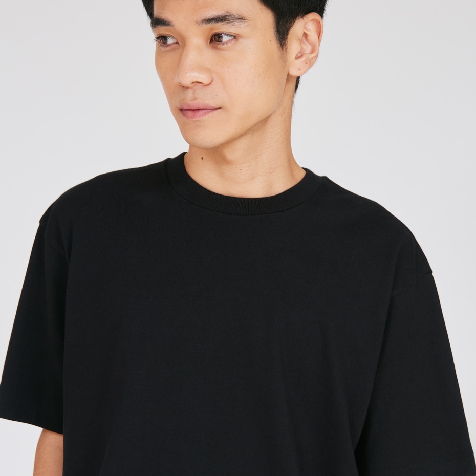 �Q���g Hanes T-SHIRTS KURO �N���[�l�b�NT�V���c 25FW �w�C���Y(HM1-B701)