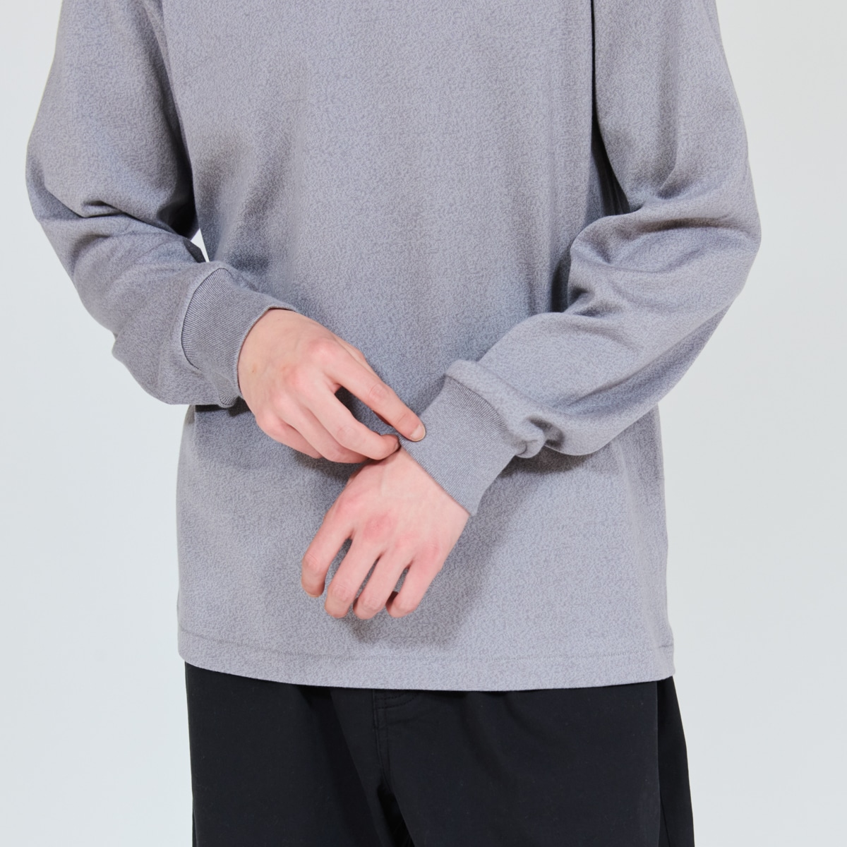Hanes T-SHIRTS MOKU �N���[�l�b�N�����O�X���[�uT�V���c
