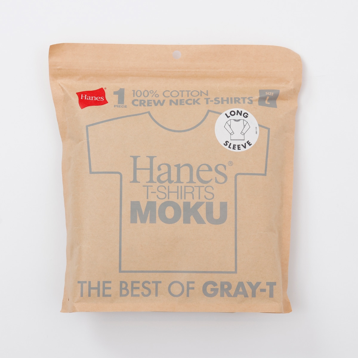 �傫���T�C�Y Hanes T-SHIRTS MOKU �N���[�l�b�N�����O�X���[�uT�V���c
