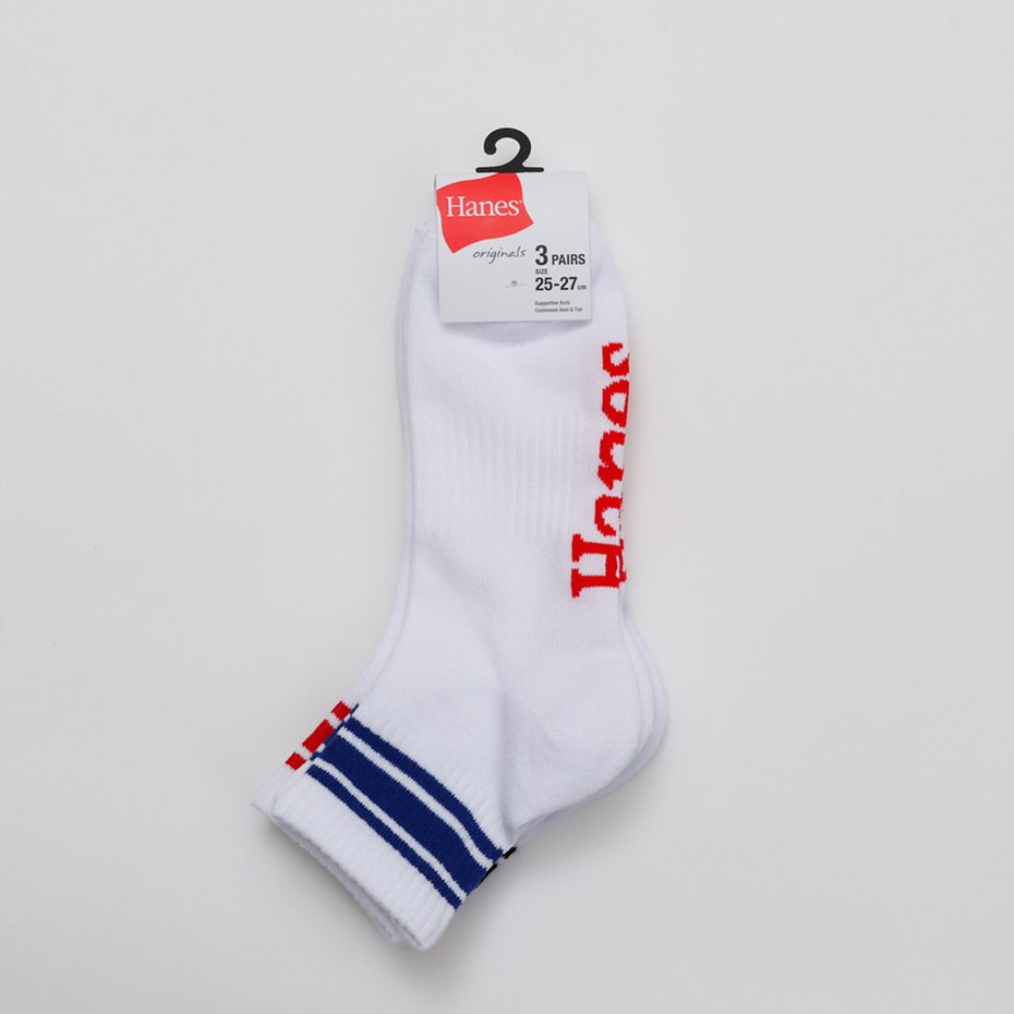 クスクス 3足組 クォーターレングスソックス【ハーフパイル】 25FW