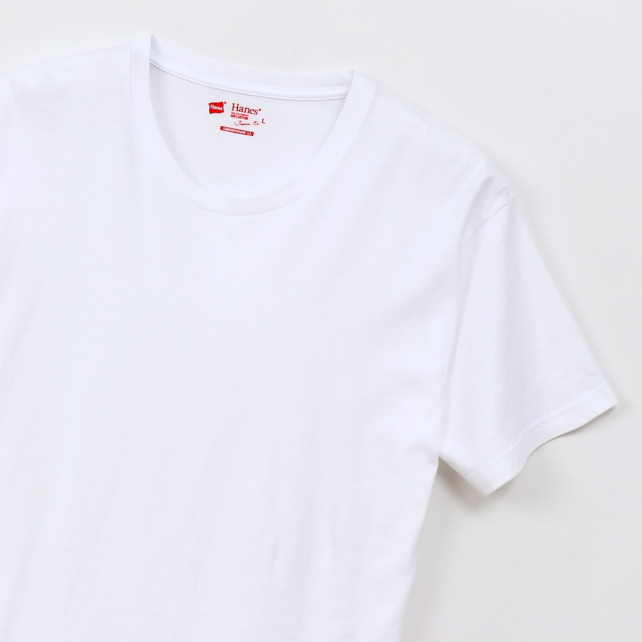 ジャパンフィット【2枚組】クルーネックTシャツ 5.3oz 22FW Japan Fit ヘインズ(H5320)