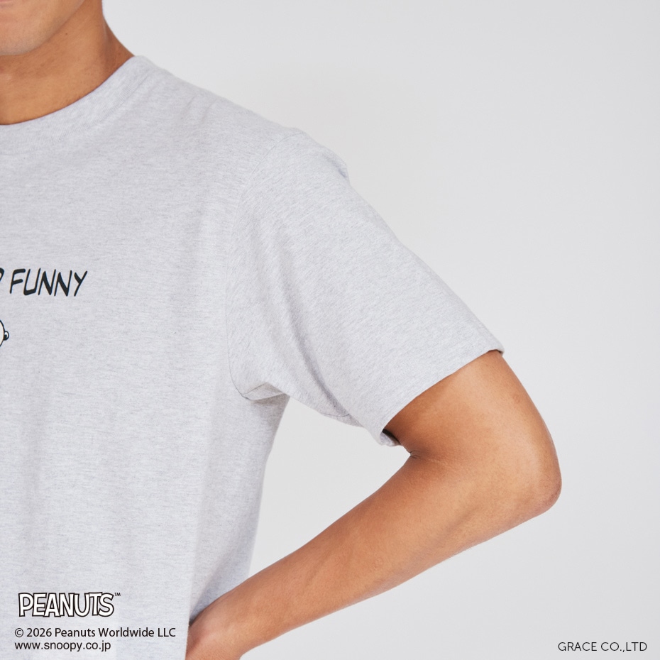 PEANUTS x BEEFY-T �N���[�l�b�NT�V���c 26SS BEEFY-T �w�C���Y(HM1-D002)