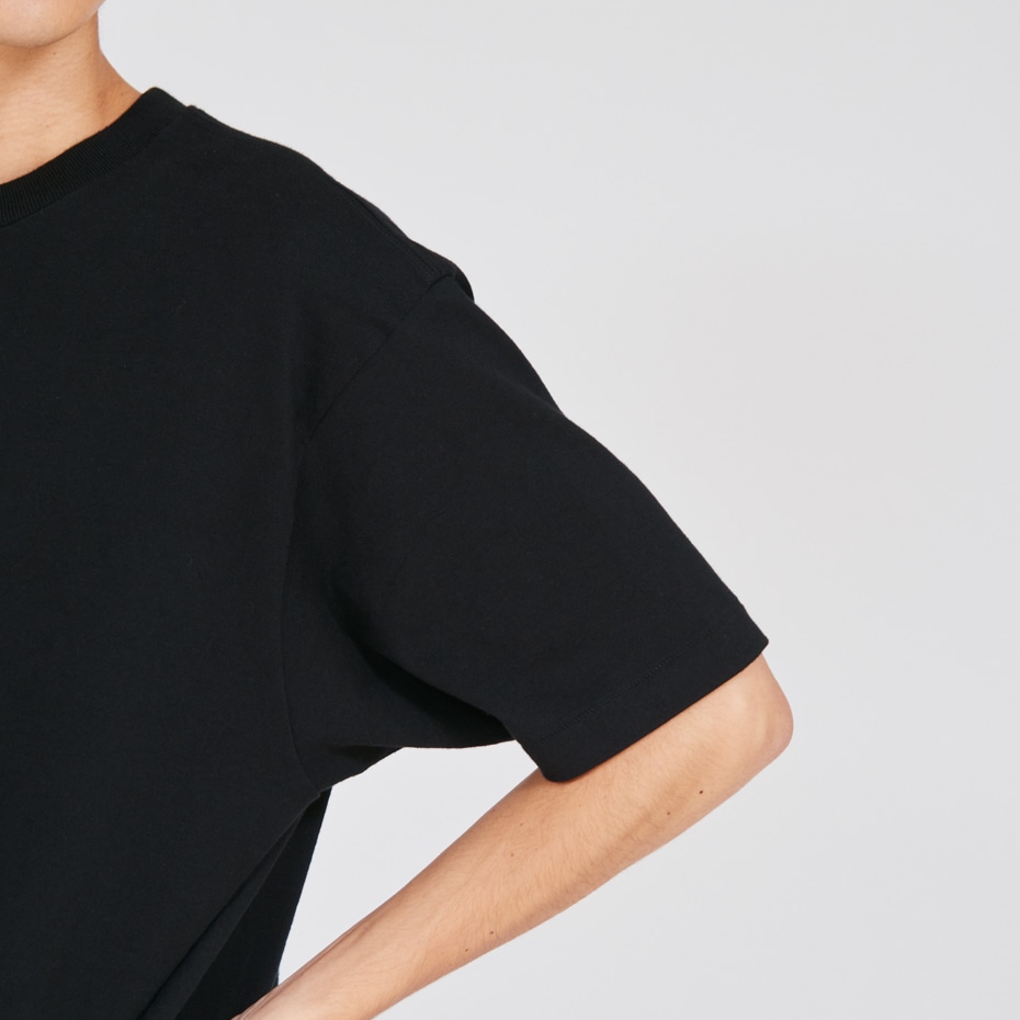 �Q���g Hanes T-SHIRTS KURO �N���[�l�b�NT�V���c 25FW �w�C���Y(HM1-B701)