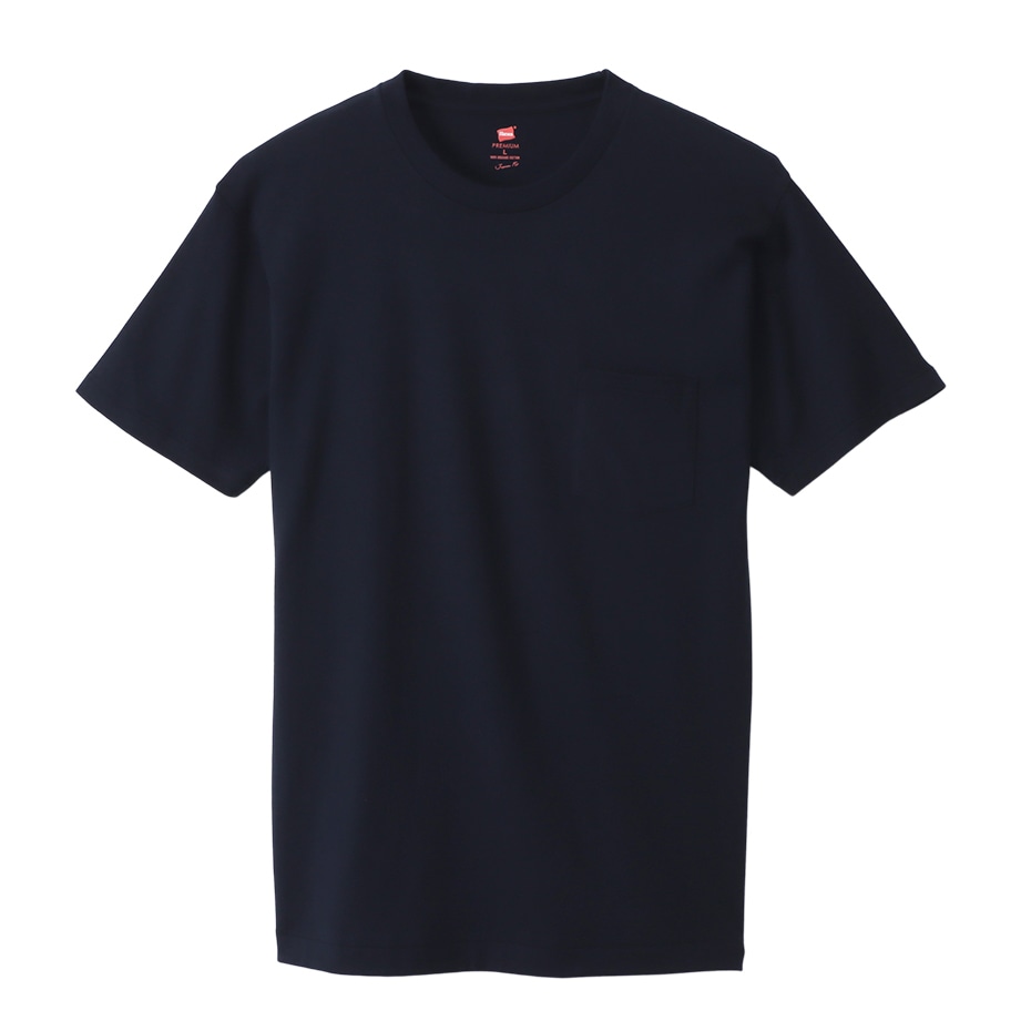 ヘインズ プレミアムジャパンフィット ポケットTシャツ 22SS【春夏新作】PREMIUM Japan Fit(HM1-V003)
