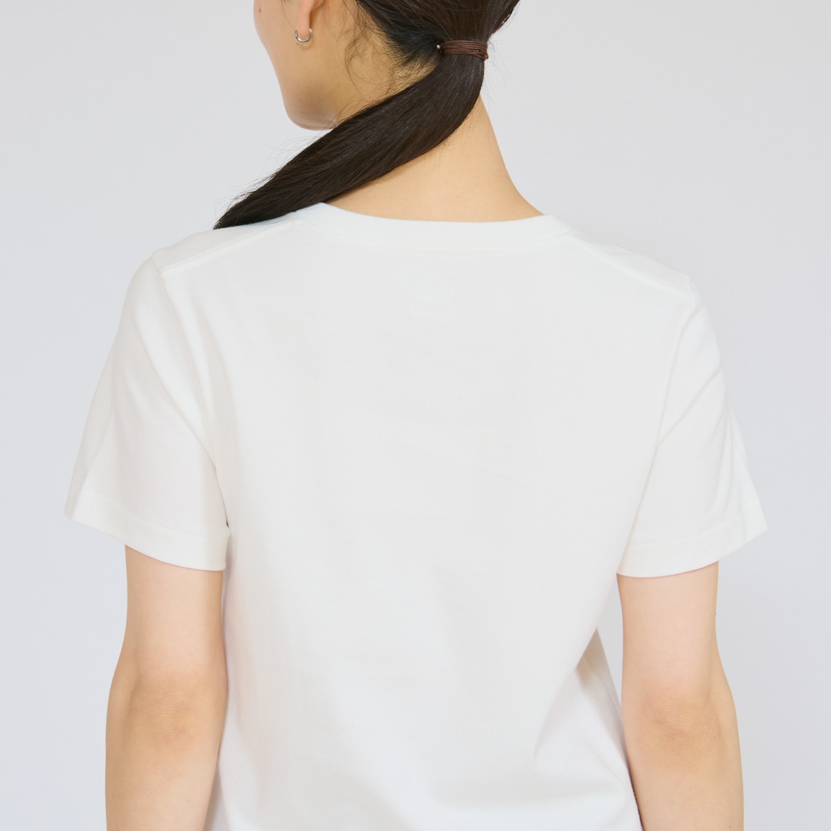 Hanes T-SHIRTS SHIRO for HER �N���[�l�b�NT�V���c
