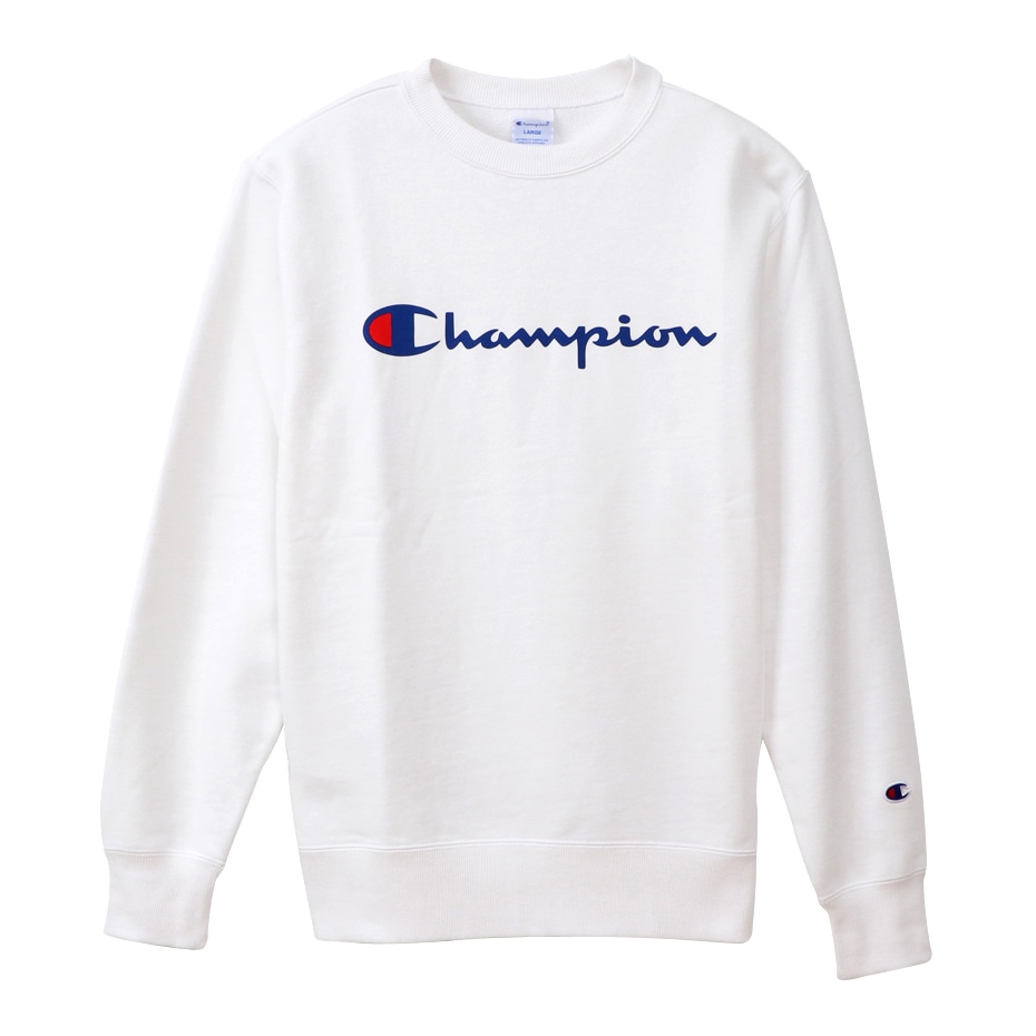 クルーネックスウェットシャツ ホワイト | チャンピオンの公式通販サイト