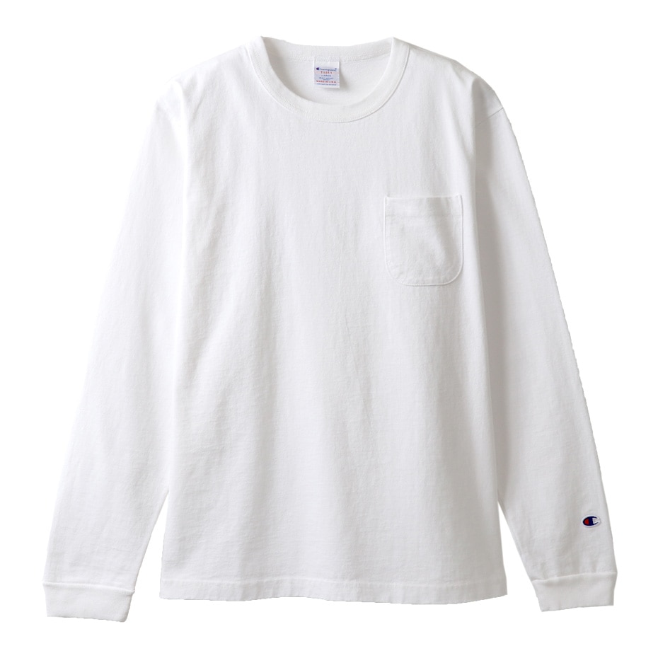 袖丈長袖Champion　t11 USA Long.Sleeve Pocket T