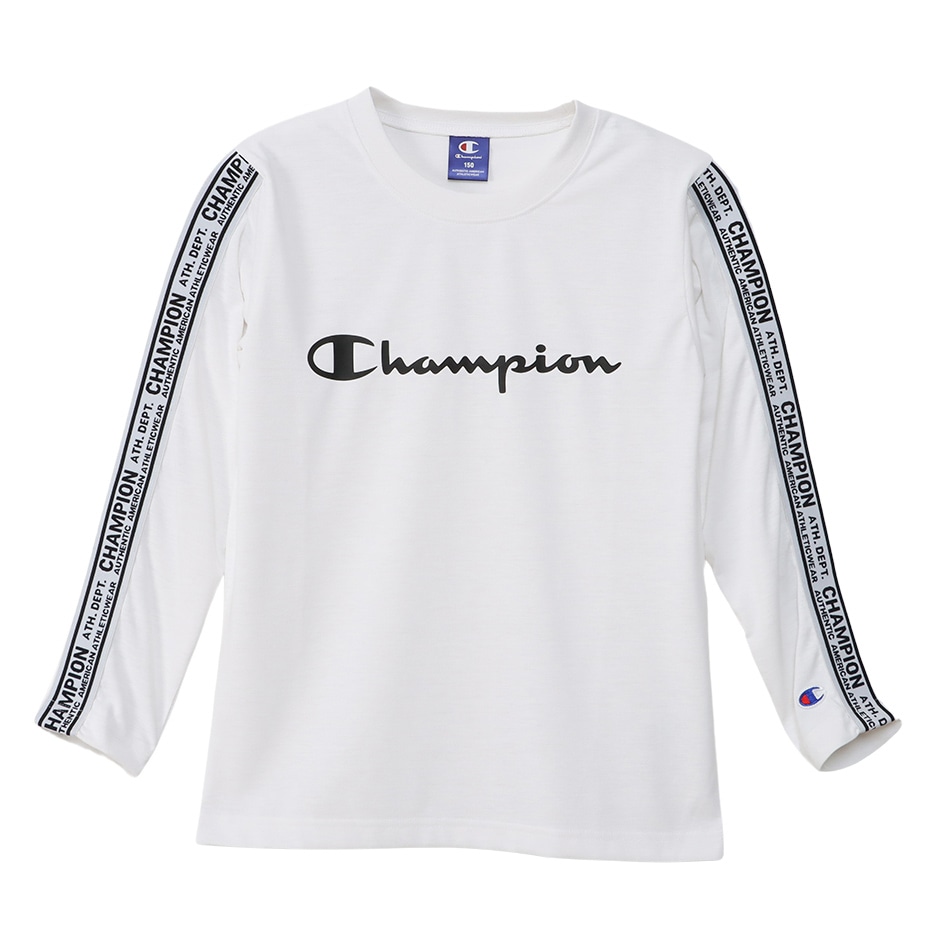 キッズ ロングスリーブTシャツ ホワイト | チャンピオンの公式通販サイト