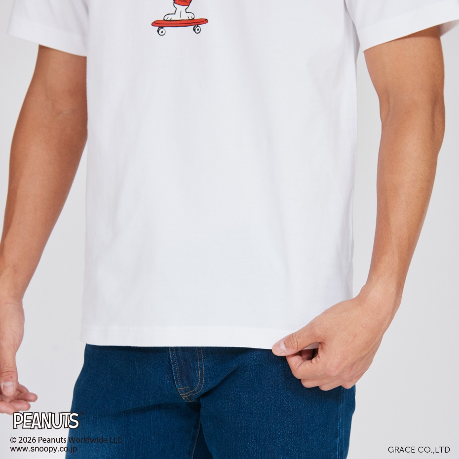 PEANUTS x BEEFY-T �N���[�l�b�NT�V���c 26SS BEEFY-T �w�C���Y(HM1-D002)