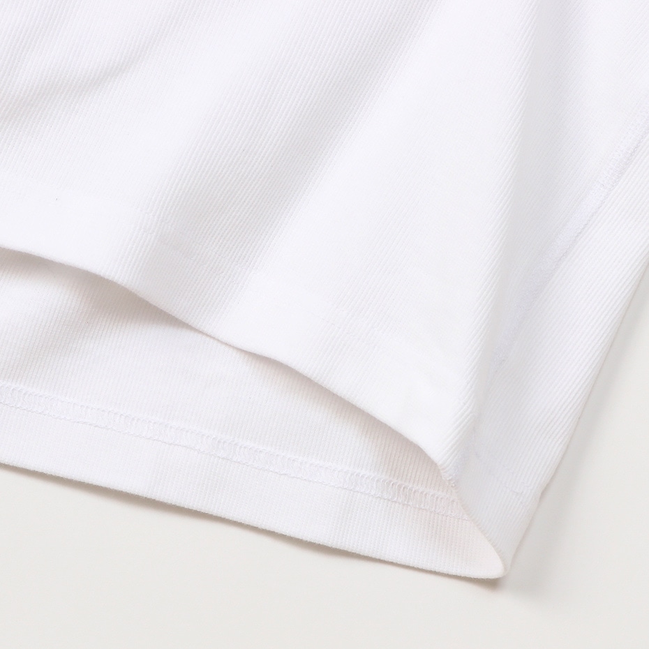 ビーフィー リブヘンリーネックTシャツ ホワイト | ヘインズの公式通販サイト